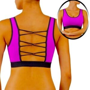 Criss Cross Back High Impact Sport Bra